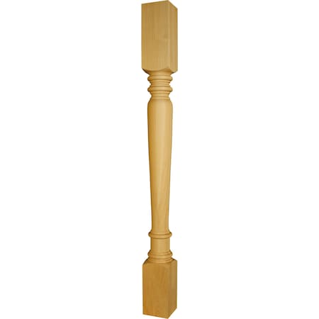 Osborne Wood Products 40 1/2 x 3 1/2 Extended Islander Island Leg in White Oak 1550WO